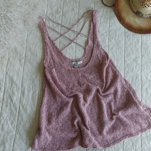 American Eagle Sweater Tank 💗🌼
